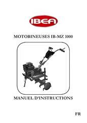 IBEA IB-MZ 1000 Manuel D'instructions