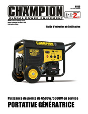Champion Global Power Equipment 41153 Guide D'entretien Et D'utilisation