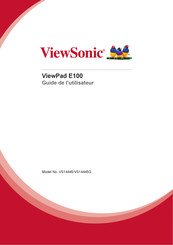 ViewSonic ViewPad E100 Guide De L'utilisateur