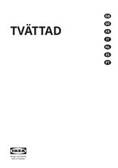 Ikea TVATTAD Mode D'emploi