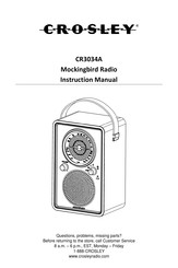 Crosley CR3034A Manuel D'utilisation