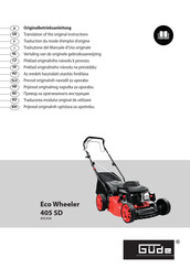 Güde Eco Wheeler 405 SD Traduction Du Mode D'emploi D'origine