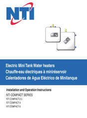 NTI COMPACT 4 Instructions D'installation Et D'utilisation