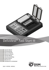 DSM Delvotest Fast Start III Manuel D'utilisation
