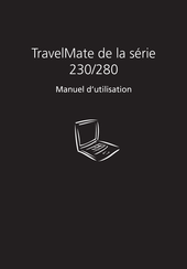 Acer TravelMate 230 Série Manuel D'utilisation