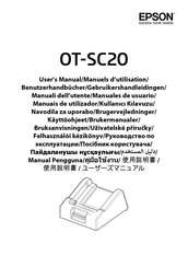 Epson OT-SC20 Manuel D'utilisation