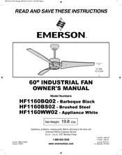 Emerson HF1160BS02 Mode D'emploi