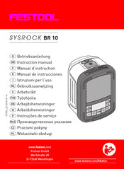 Festool SYSROCK BR 10 Manual D'instructions