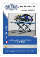 twin busch TW SA-42U-V2 Guide D'installation, Utilisation Et D'entretien