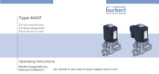 Burkert 6407 Manuel D'utilisation