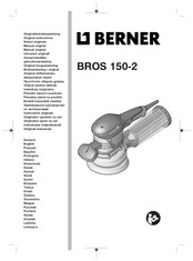 Berner BROS 150-2 Mode D'emploi