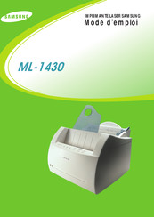 Samsung ML-1430 Mode D'emploi
