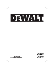 DeWalt DC310 Mode D'emploi