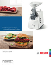 Bosch MFW3502W Mode D'emploi