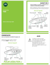Motorola T505 Guide De Démarrage Rapide