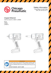 Chicago Pneumatic CP8854-2 Mode D'emploi