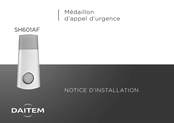 DAITEM SH601AF Notice D'installation