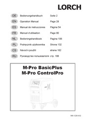 LORCH M-Pro BasicPlus Manuel D'utilisation