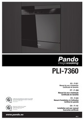 Pando Integral Cooking PLI-7360 Manuel D'installation Et D'utilisation