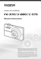 Olympus X-880 Manuel D'instructions