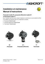 Ashcroft T7 Manuel D'instructions