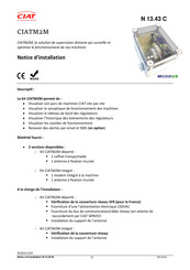 CIAT M2M Notice D'installation