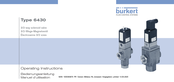 Burkert 6430 Manuel D'utilisation