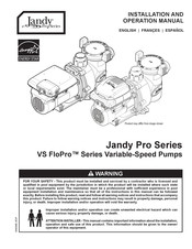 Jandy Pro Series VS FloPro Série Manuel De Fonctionnement Et D'installation
