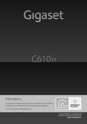 Gigaset C610H Mode D'emploi