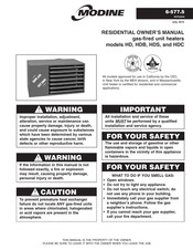 Modine HDS Série Manuel D'utilisation