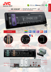 Jvc KD-X361BT Guide Rapide