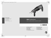 Bosch Professional GBH 2-26 DRE Notice Originale