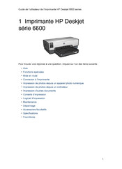 HP OFFICEJET 6600 Série Guide De L'utilisateur