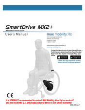 max mobility SmartDrive MX2+ Manuel D'utilisation