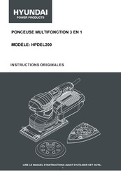 Hyundai power products HPDEL200 Manuel D'instructions