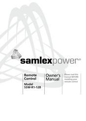 Samlexpower SSW-R1-12B Guide D'utilisation