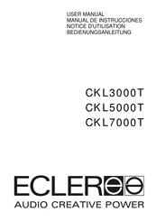 Ecler CKL7000T Mode D'emploi