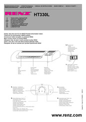 Renz HT330L Mode D'emploi