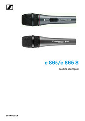 Sennheiser Evolution E865 Notice D'emploi