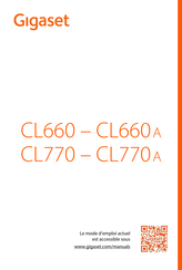 Gigaset CL770 Mode D'emploi