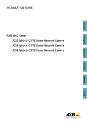 Axis Q6044-C PTZ Guide D'installation