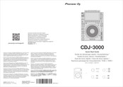 PIONEER DJ CDJ-3000 Guide De Démarrage Rapide