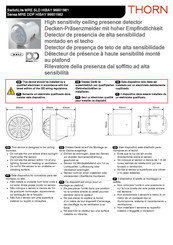 Thorn SwitchLite MRE SLD HIBAY Mode D'emploi