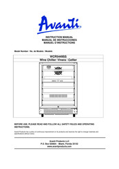 Avanti WCR5449SS Manuel D'instructions