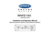 Jensen WMS190 Guide D'installation Et D'operation
