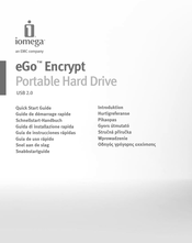 EMC Iomega eGo Encrypt Mode D'emploi