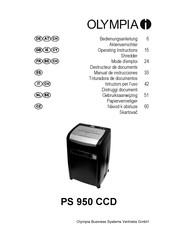 Olympia PS 950 CCD Mode D'emploi