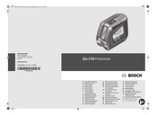 Bosch GLL 2-50 Professional Notice Originale