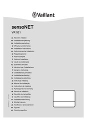 Vaillant sensoNET VR 921 Notice D'installation