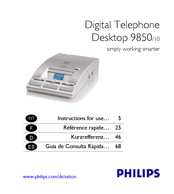 Philips Desktop 9850/10 Manuel De Référence Rapide